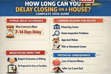 how long can you delay closing on a house