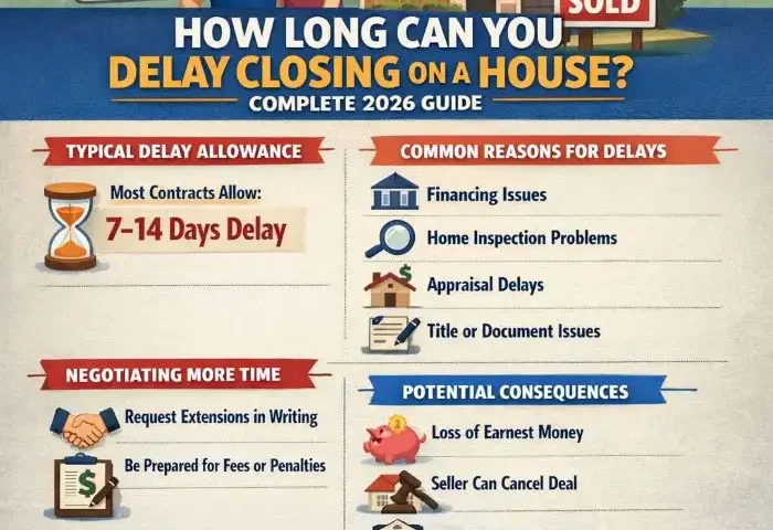 how long can you delay closing on a house