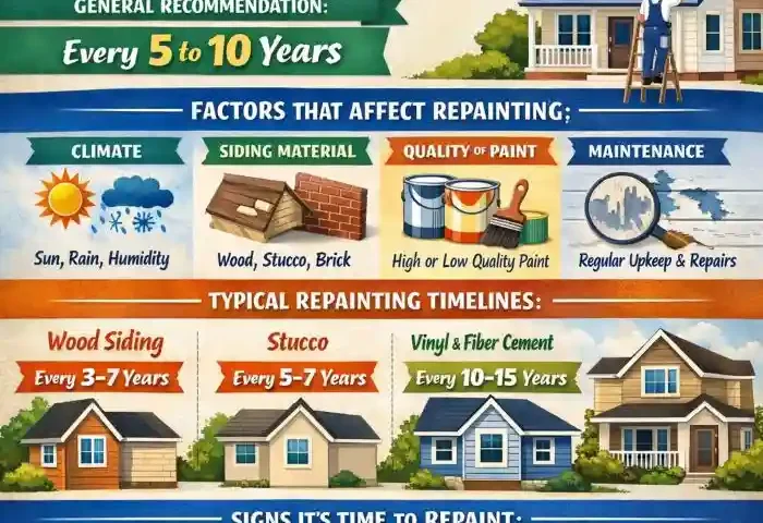how often do you need to paint your house