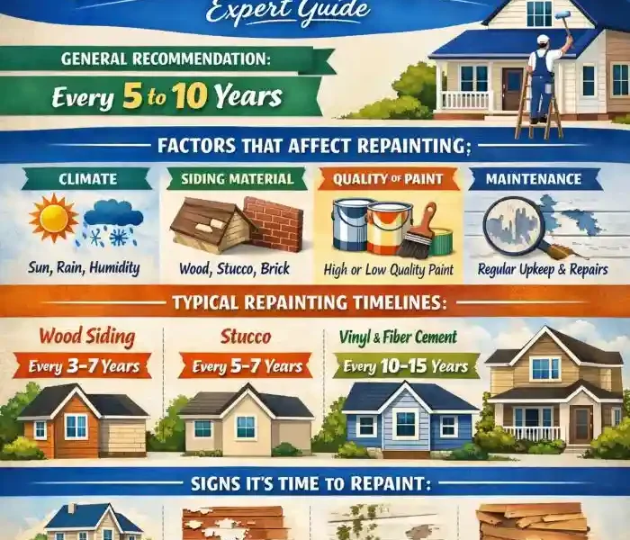 how often do you need to paint your house