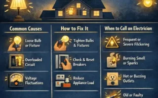 lights flickering in house