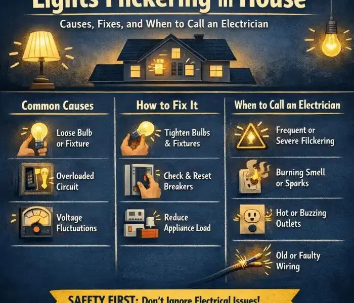 lights flickering in house