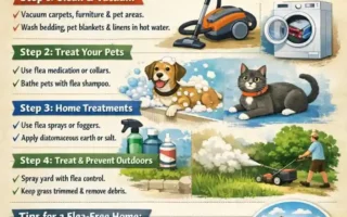 how to get rid of fleas in house