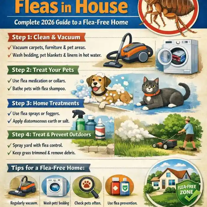 How to Get Rid of Fleas in House: Complete 2026 Guide to a Flea-Free ...