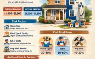 how much does it cost to paint a house