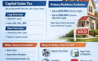 taxes on selling a house