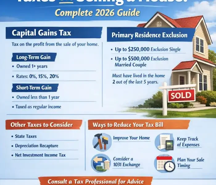 taxes on selling a house