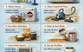 how to get rid of smoke smell in a house