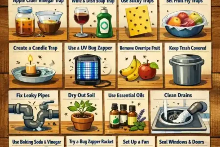 how to get rid of gnats in house