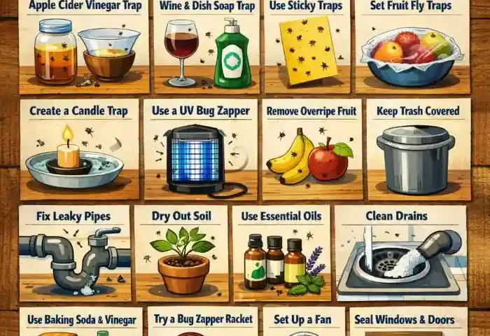 how to get rid of gnats in house