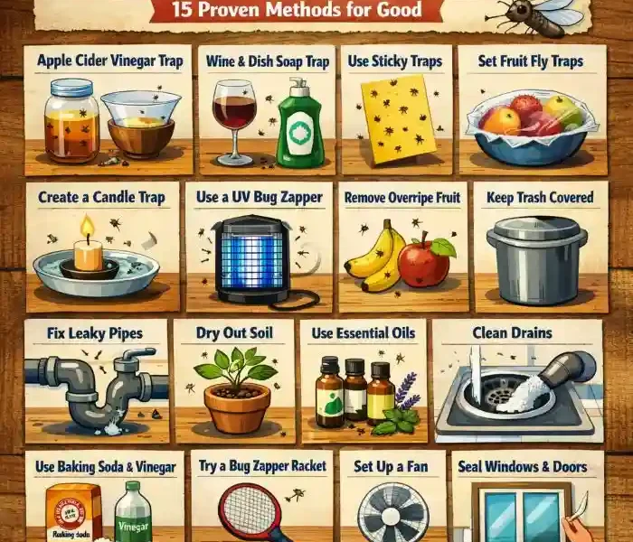 how to get rid of gnats in house