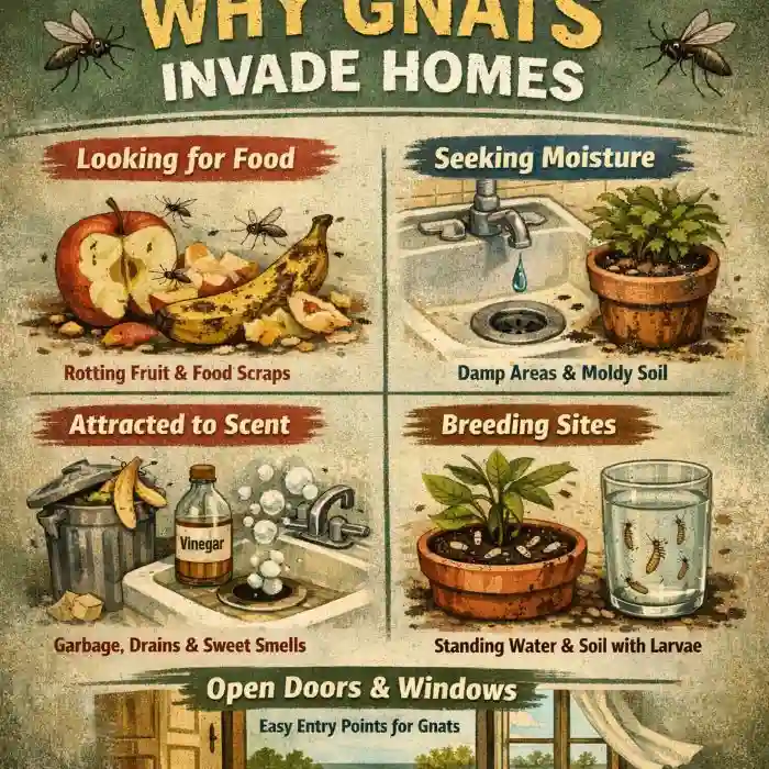 how to get rid of gnats in your house