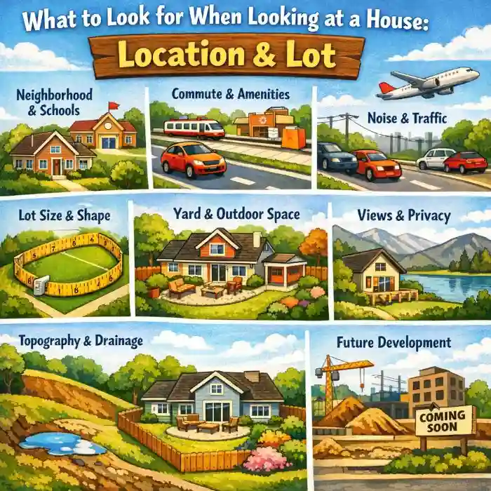what to look for when looking at a house