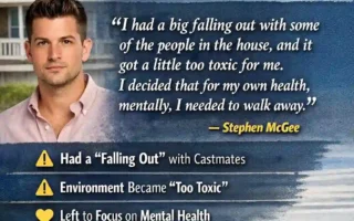 why did stephen leave summer house