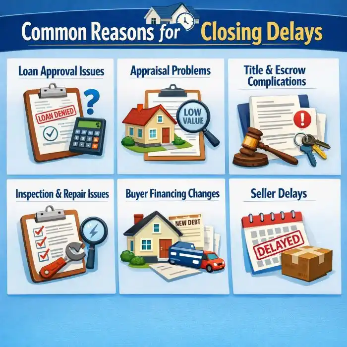 how long can you delay closing on a house