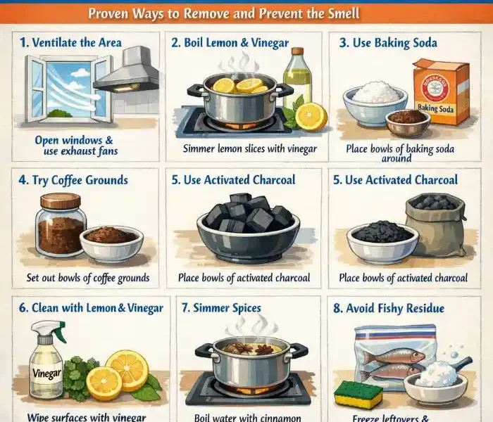 how to eliminate fish odor in the house