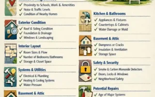 what to look for when looking at a house