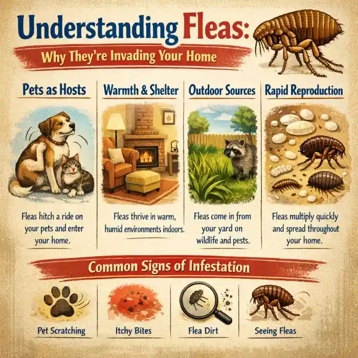 how to get rid of fleas in house