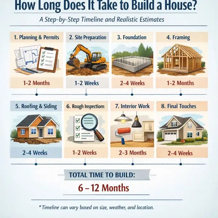 How Long Does It Take to Build a House? A Step-by-Step Timeline and ...