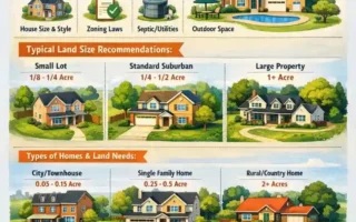how much land do you need to build a house