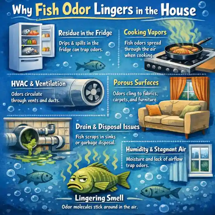 how to eliminate fish odor in the house