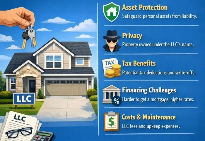 can an llc buy a house
