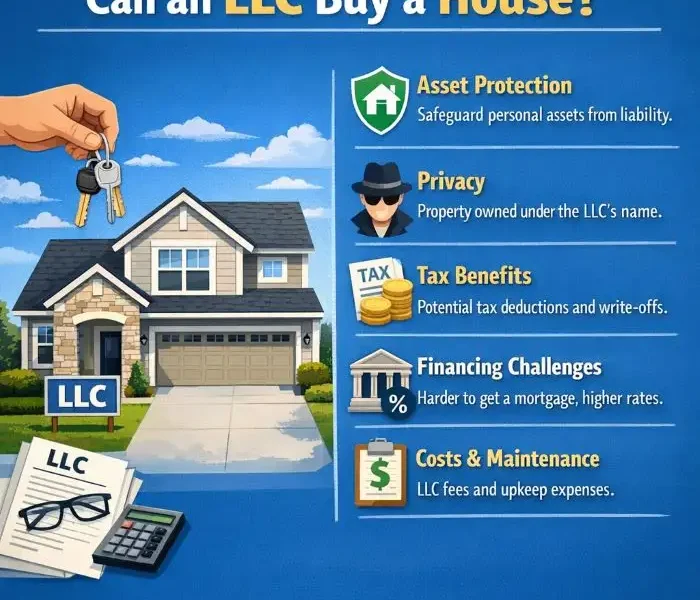can an llc buy a house