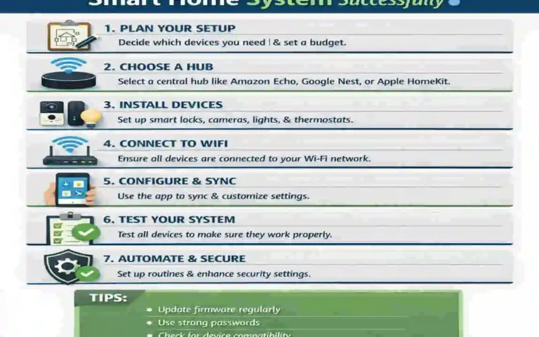 how to install smart system at home