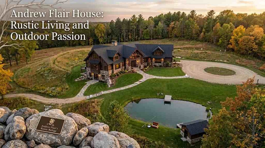 Andrew Flair House: Rustic Living and Outdoor Passion